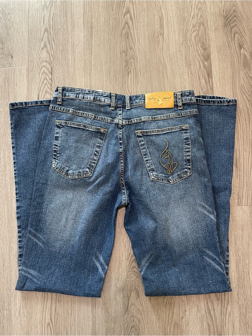 Y2K baby phat denim jeans